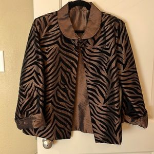 Women’s reversible taffeta jacket.